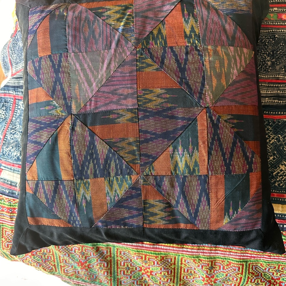 Colorful Patchwork Throw Pillow Set - Picture 5 of 5